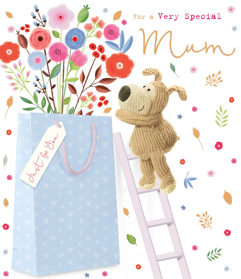 Boofle | Birthday Card Mum Cute | Happy Birthday Gifts | Her, Girls, Women | With Envelope