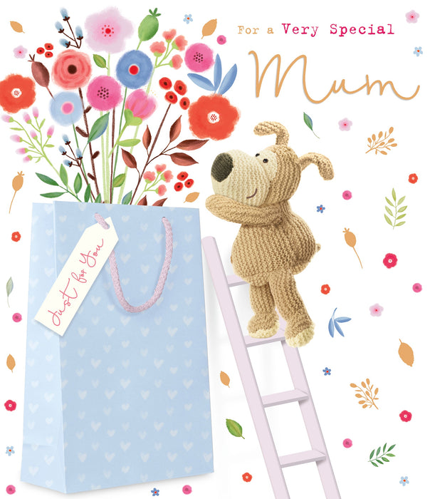Boofle | Birthday Card Mum Cute | Happy Birthday Gifts | Her, Girls, Women | With Envelope