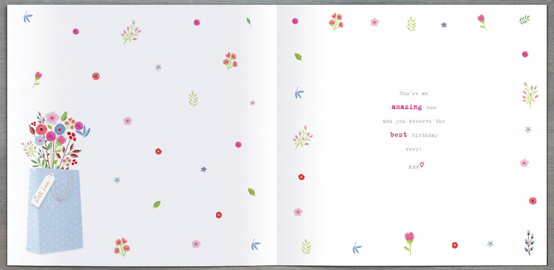Boofle | Birthday Card Mum Cute | Happy Birthday Gifts | Her, Girls, Women | With Envelope