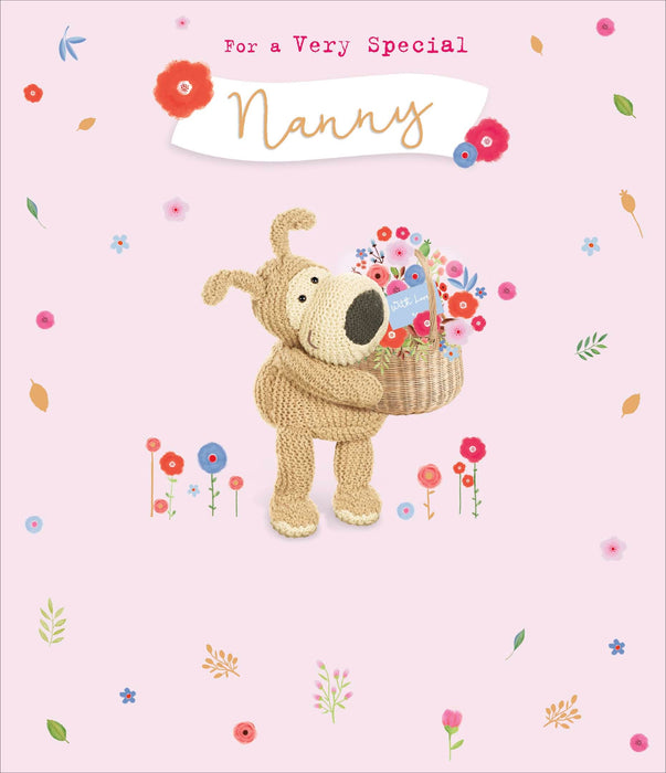 Boofle Birthday Card for Nanny, Cute Design