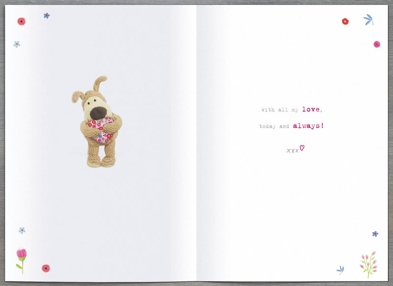 Boofle | Birthday Card Wife Cute | Happy Birthday Gifts | Her, Girls, Women | With Envelope