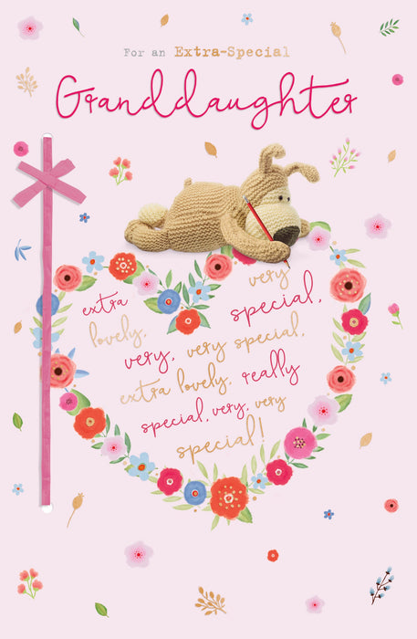 Boofle | Birthday Card Granddaughter Cute | Happy Birthday Gifts | Her, Girls, Women | With Envelope