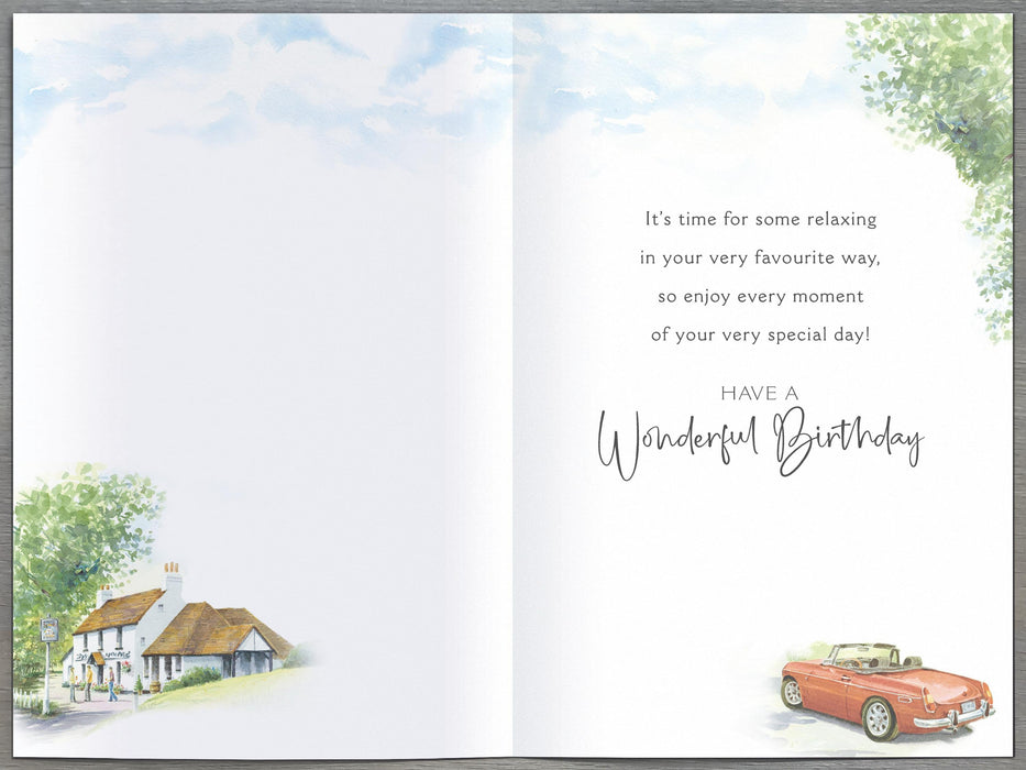 Simply Traditional Birthday Card for Dad, Conv Design
