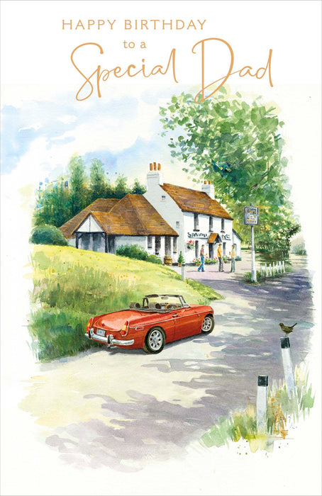 Simply Traditional Birthday Card for Dad, Conv Design