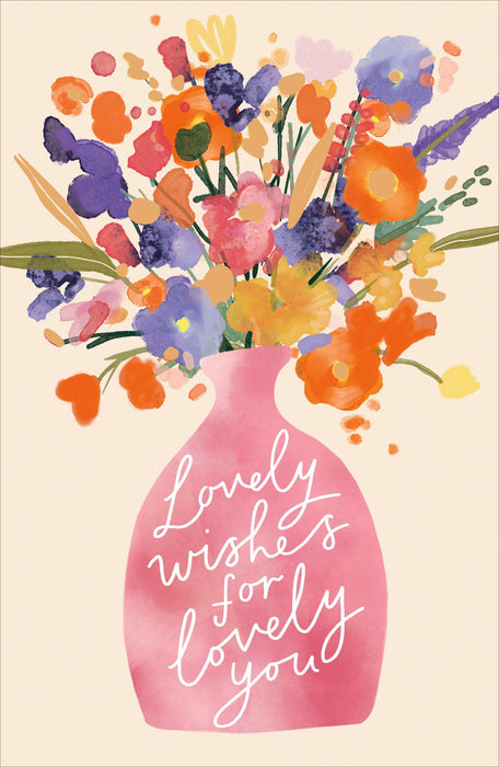 Floral Celebrations Open Card for Conv, Conv Design