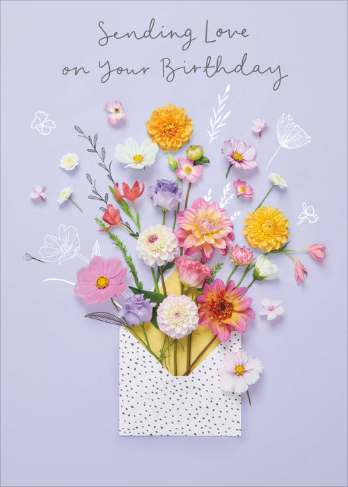 Into the Meadow Birthday Card for Conv, Conv Design