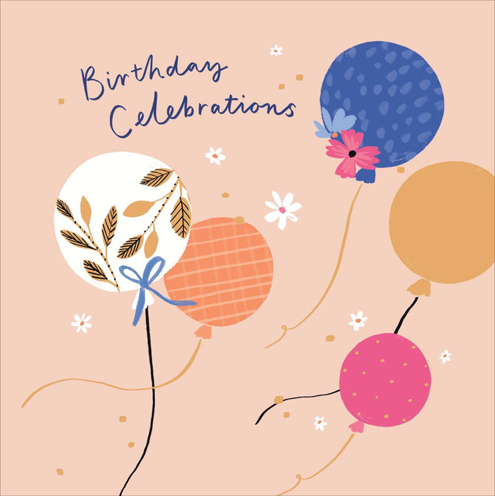 Daisy Blue Birthday Card for Conv, Conv Design