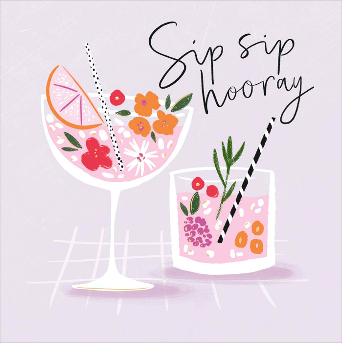 Mimosa Fizz Birthday Card for Conv, Conv Design