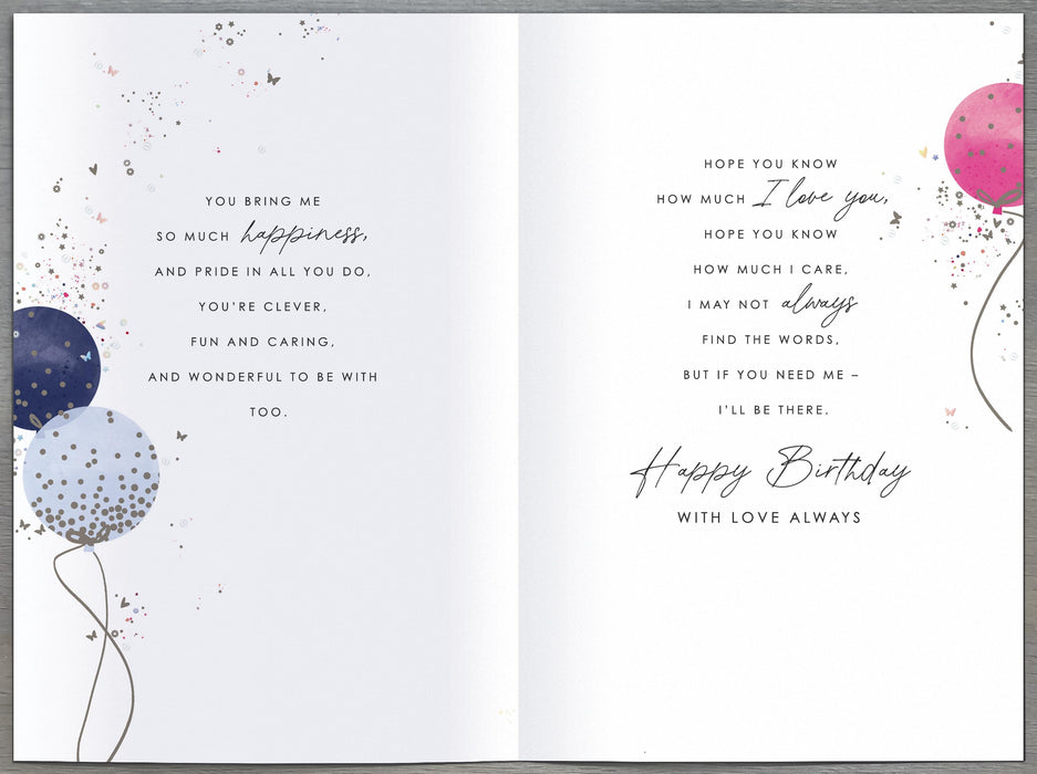 Beautiful | Birthday Card Daughter | Happy Birthday Gifts | Her, Girls, Women | With Envelope