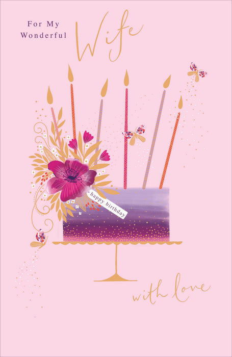 Gibson Birthday Card for Wife, Conv Design