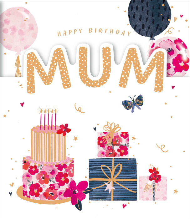 Carlton Birthday Card for Mum, Conv Design