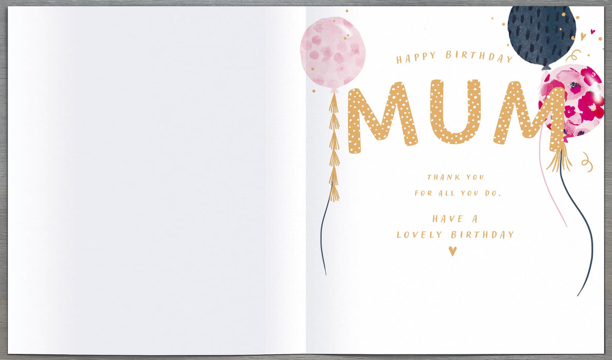 Carlton Birthday Card for Mum, Conv Design