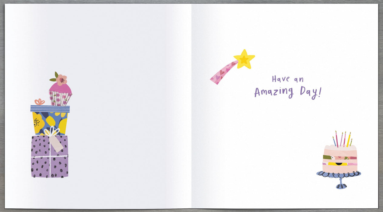 Carlton Birthday Card for Nana, Conv Design