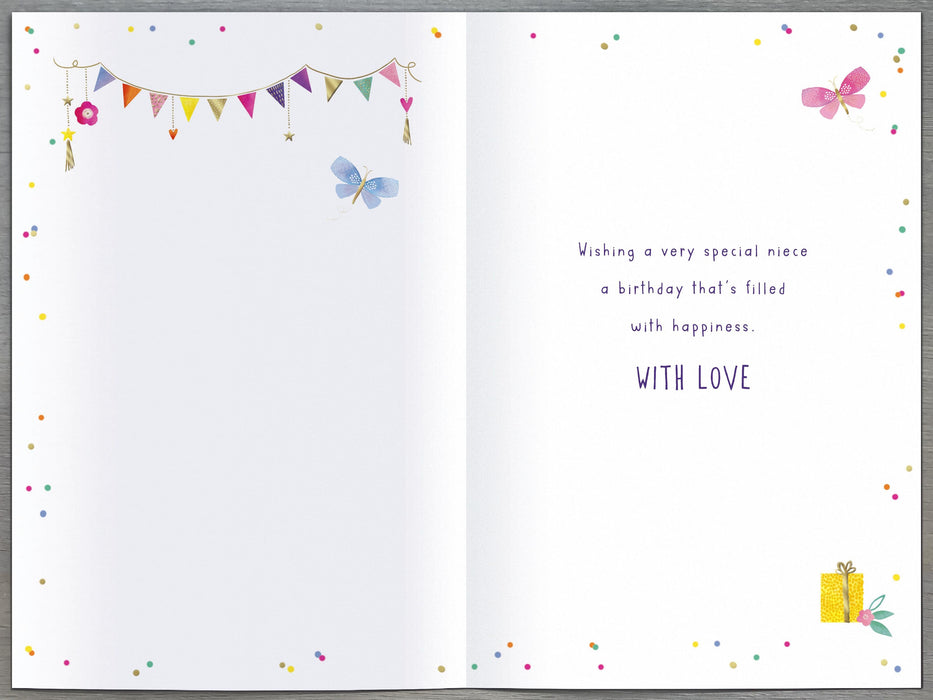 Gibson Birthday Card for Niece, Conv Design