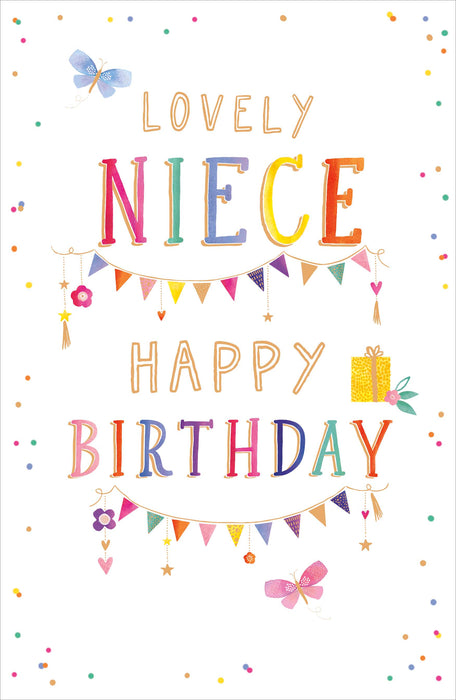 Gibson Birthday Card for Niece, Conv Design