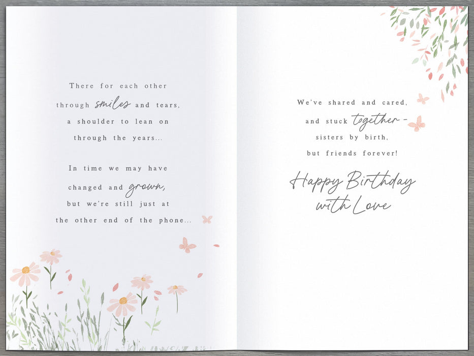 Gibson | Birthday Card Sister | Happy Birthday Gifts | Her, Girls, Women | With Envelope