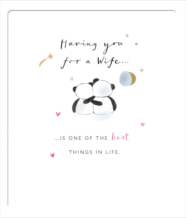 Carlton Birthday Card for Wife, Conv Design