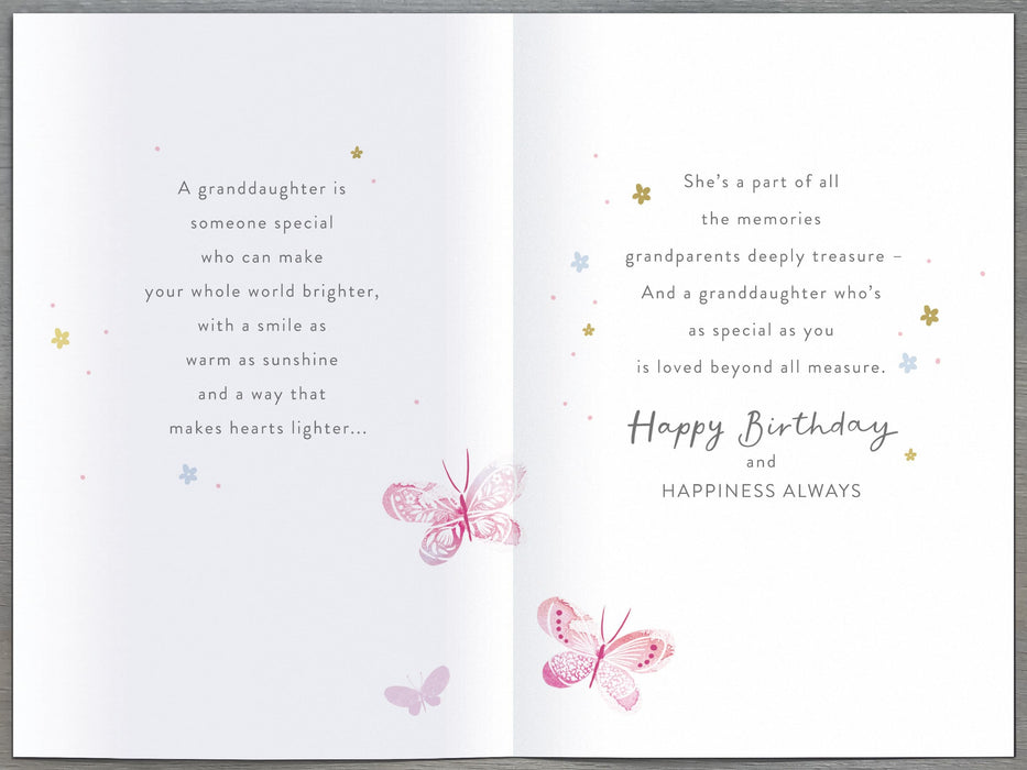 Gibson | Birthday Card Granddaughter | Happy Birthday Gifts | Her, Girls, Women | With Envelope