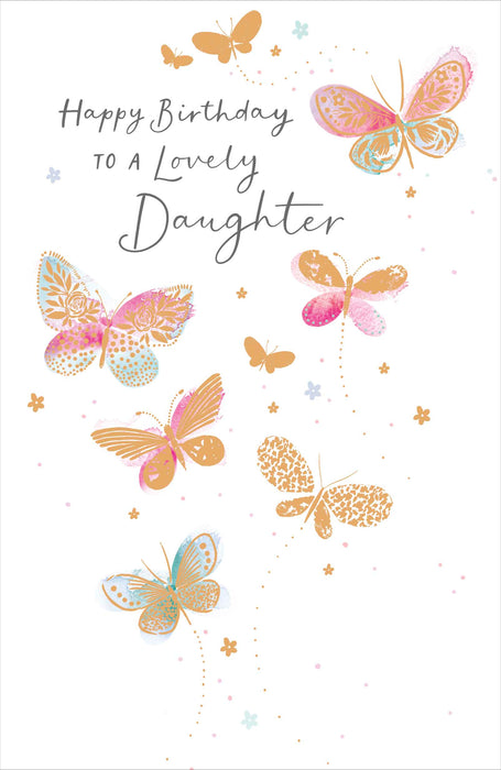 Gibson | Birthday Card Daughter | Happy Birthday Gifts | Her, Girls, Women | With Envelope