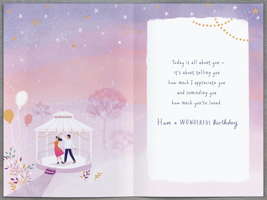 Gibson Birthday Card for Wife, Conv Design