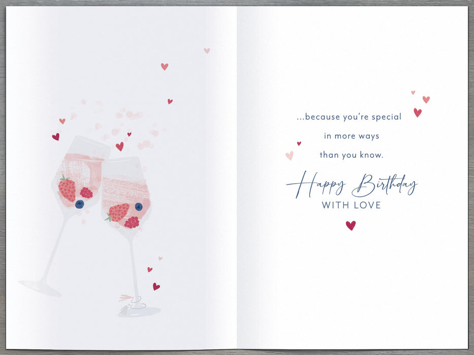Simply Traditional Birthday Card for Wife, Conv Design