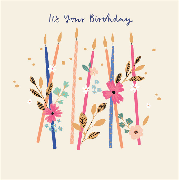 Daisy Blue Birthday Card for Conv, Conv Design