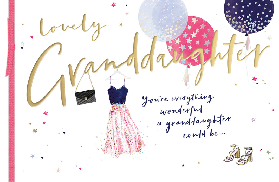 Gibson Birthday Card for Granddaughter, Conv Design