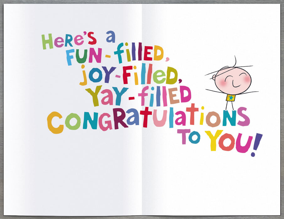 Wigwam Congrats Card for Cute, Cute Design