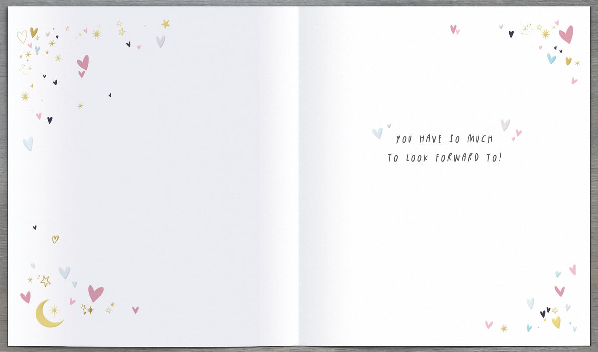 Carlton Birth Card for Congrats, Conv Design