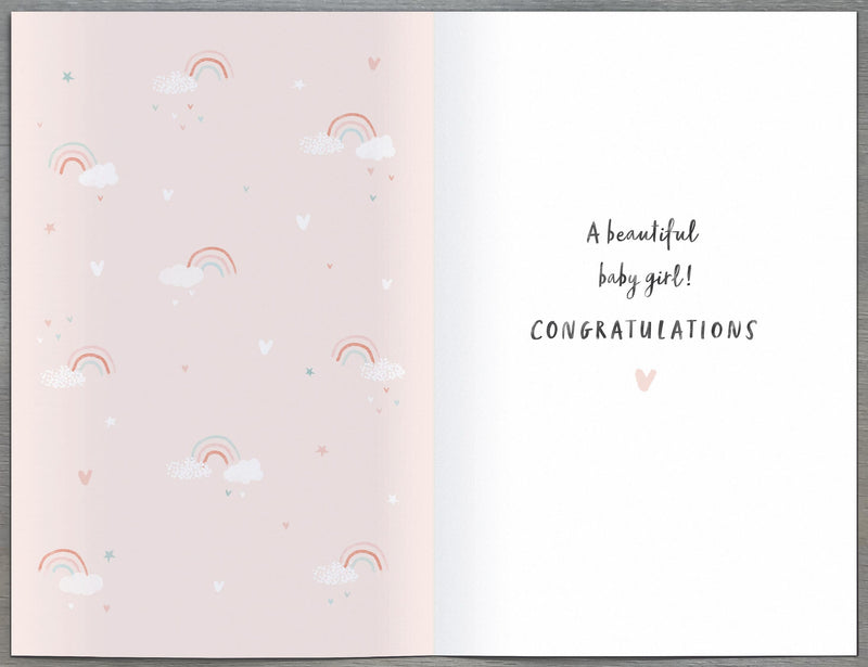Carlton | New Baby Card | Conventional Design | With Envelope