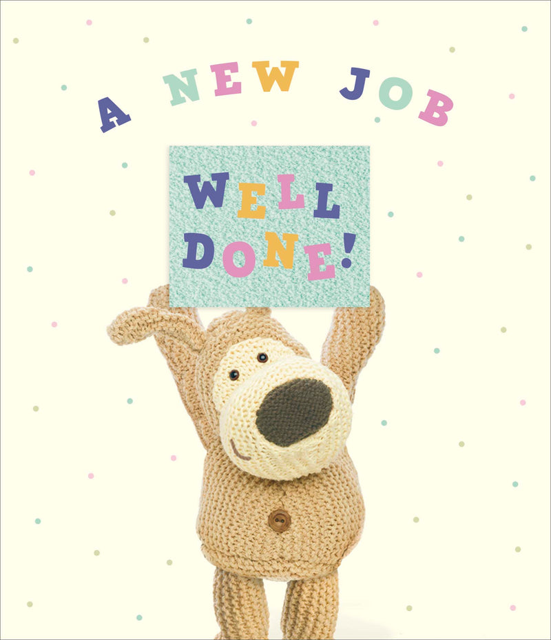 Boofle | Congrats New Job Cute | Card and Gift | With Envelope