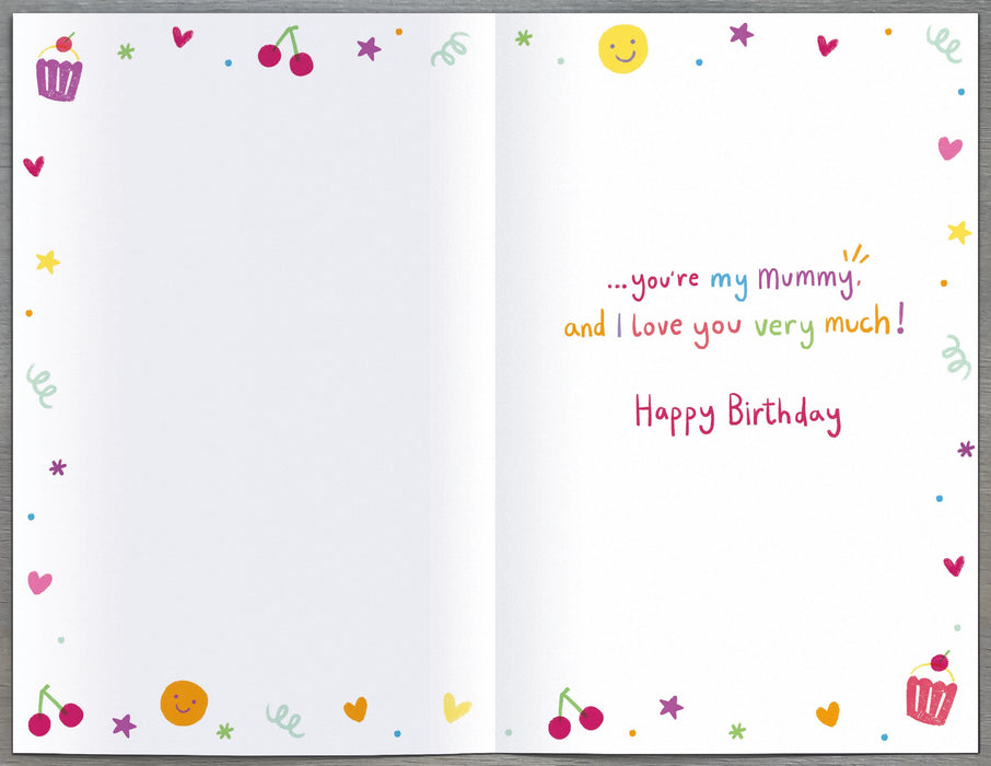 All Typed Up Birthday Card for Mummy, Juv Design