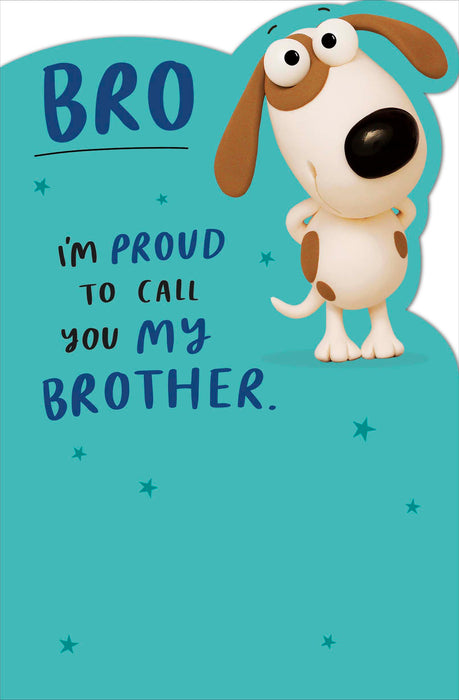 Crackers Birthday Card for Brother, Hum Design