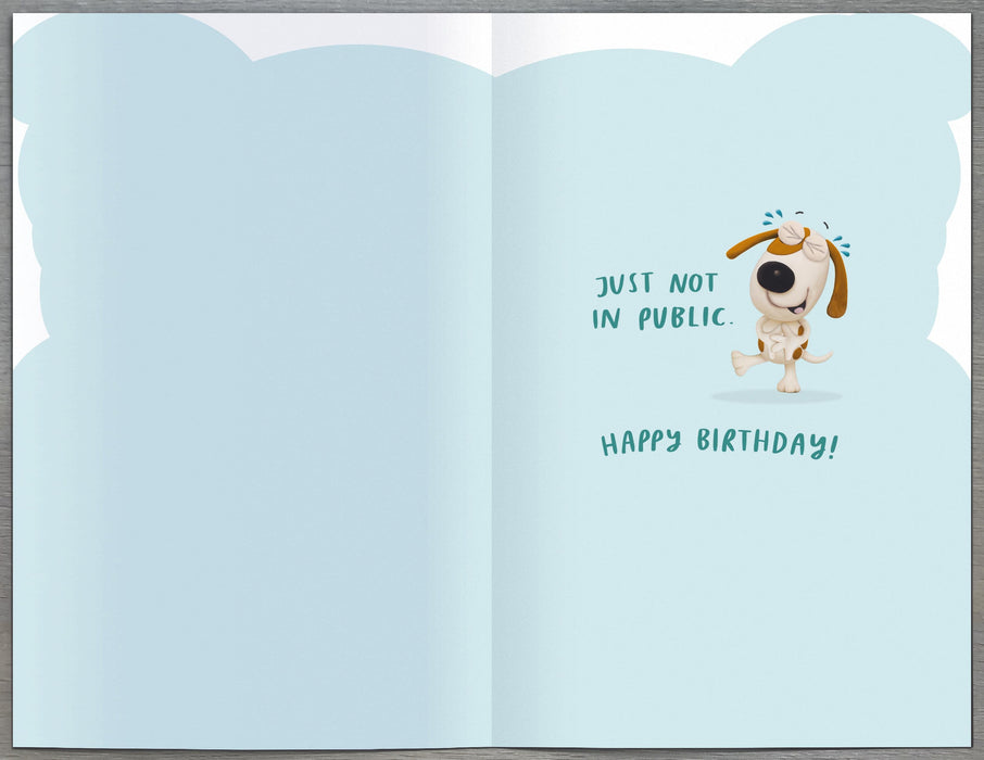 Crackers Birthday Card for Brother, Hum Design