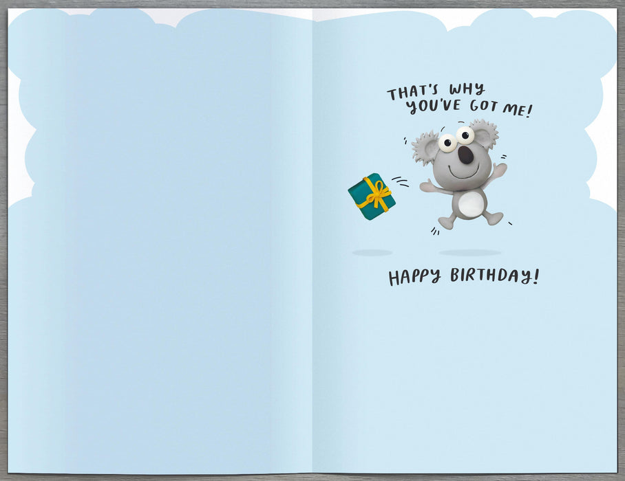 Crackers | Birthday Card Dad Hum | Happy Birthday Gifts | Him, Boys, Men | With Envelope