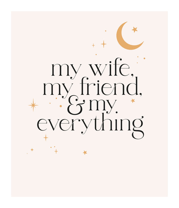 Signature The Edit Birthday Card for Wife, Conv Design