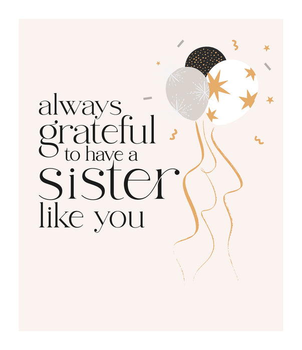 Signature The Edit Birthday Card for Sister, Conv Design