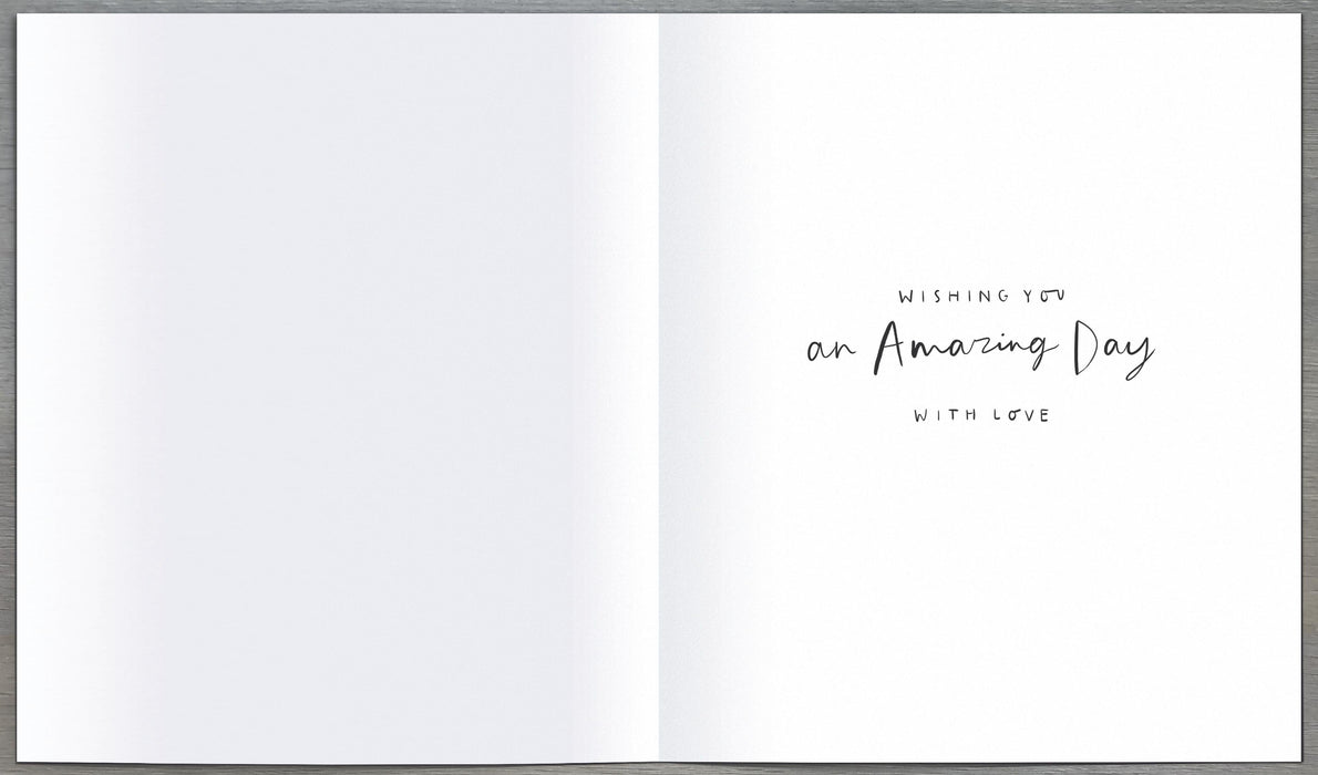 Signature Summer Haze Birthday Card for Auntie, Conv Design