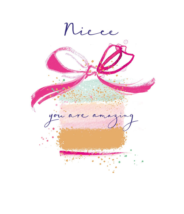 Signature Hello Lovely Birthday Card for Niece, Conv Design