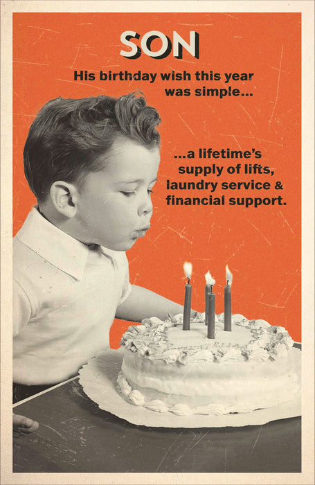 Hanson Birthday Card for Son, Hum Design