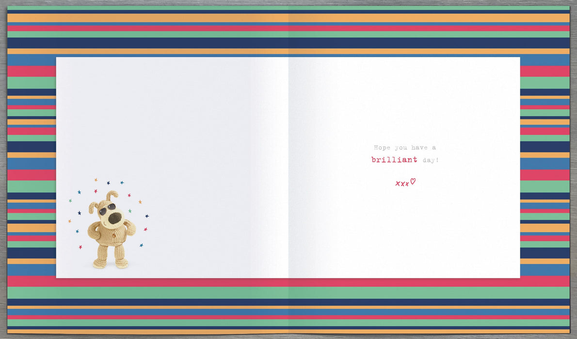 Boofle Birthday Card for Son, Cute Design