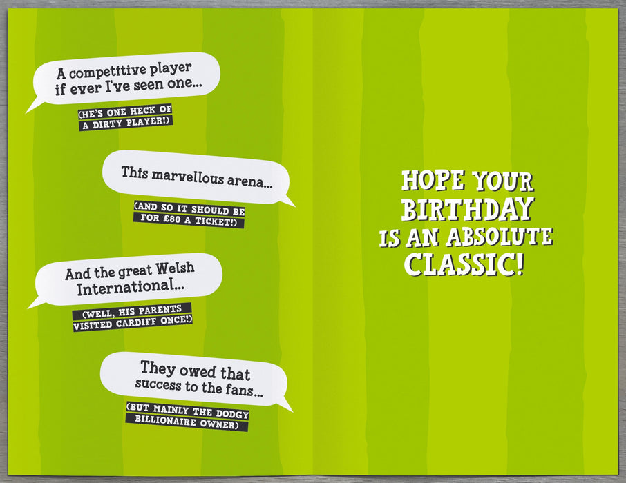 Giggles Birthday Card for Dad, Hum Design