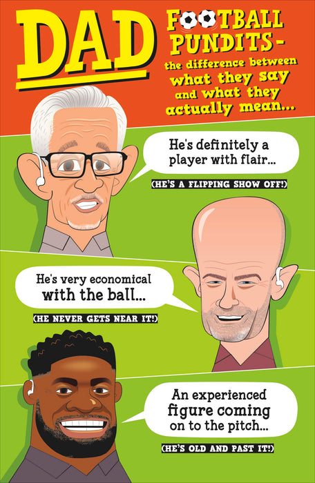 Giggles Birthday Card for Dad, Hum Design