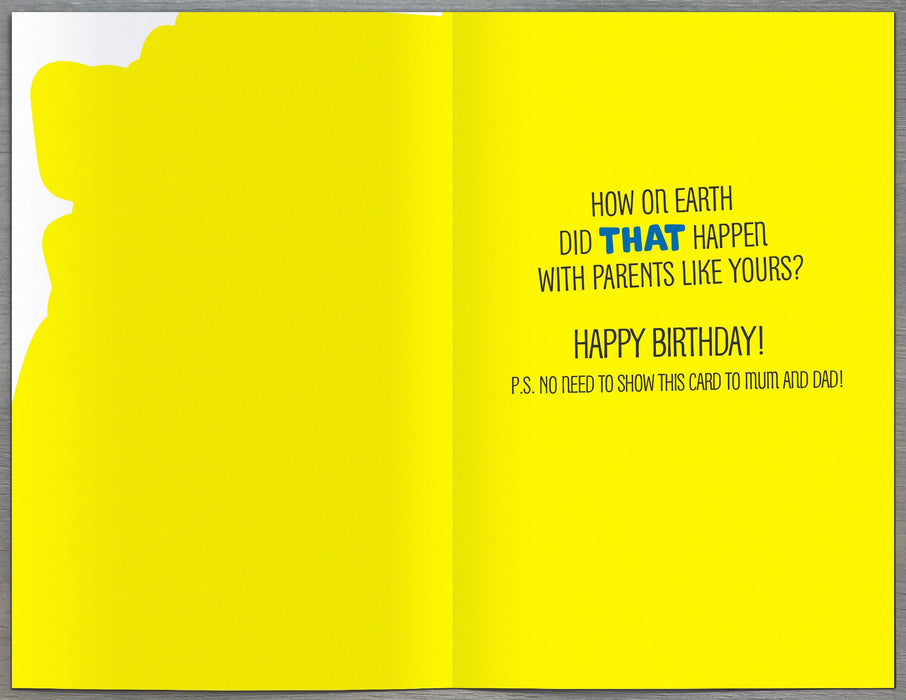 Twisted Whiskers Birthday Card for Nephew, Hum Design