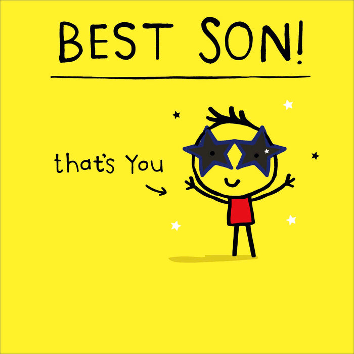 Benny Birthday Card for Son, Cute Design