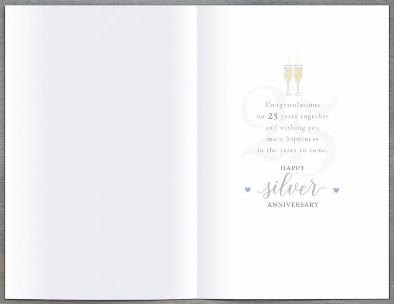 Simply Traditional | Wedding Anniversary Card | Conventional Design | With Envelope