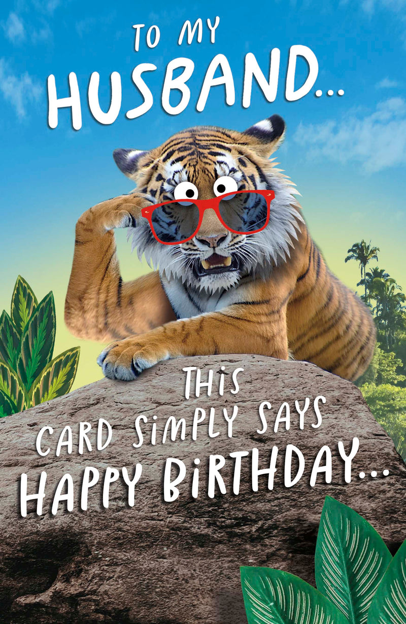 Hanson | Birthday Card Husband | Humorous Design | With Envelope
