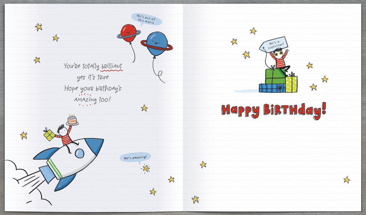 Oodles of Doodles Birthday Card for Nephew, Cute Design