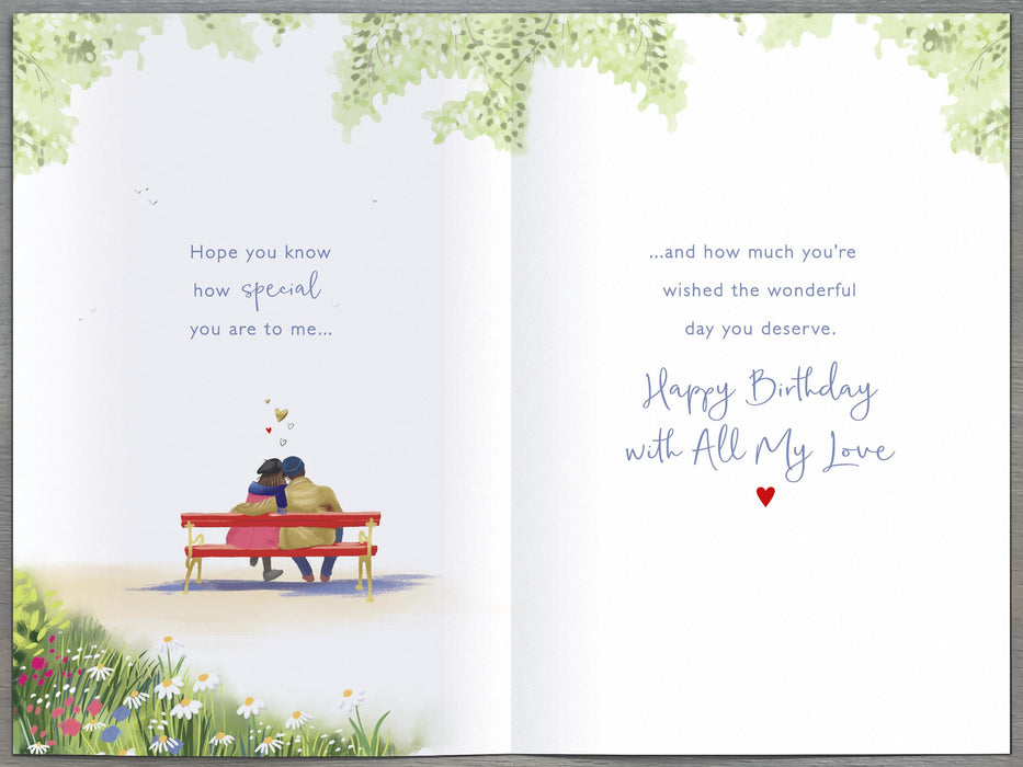Simply Traditional Birthday Card for One, Conv Design