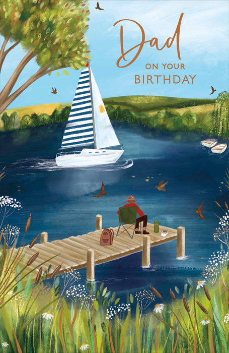 Gibson Birthday Card for Dad, Conv Design